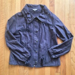 Rubbish blue gray lightweight jacket